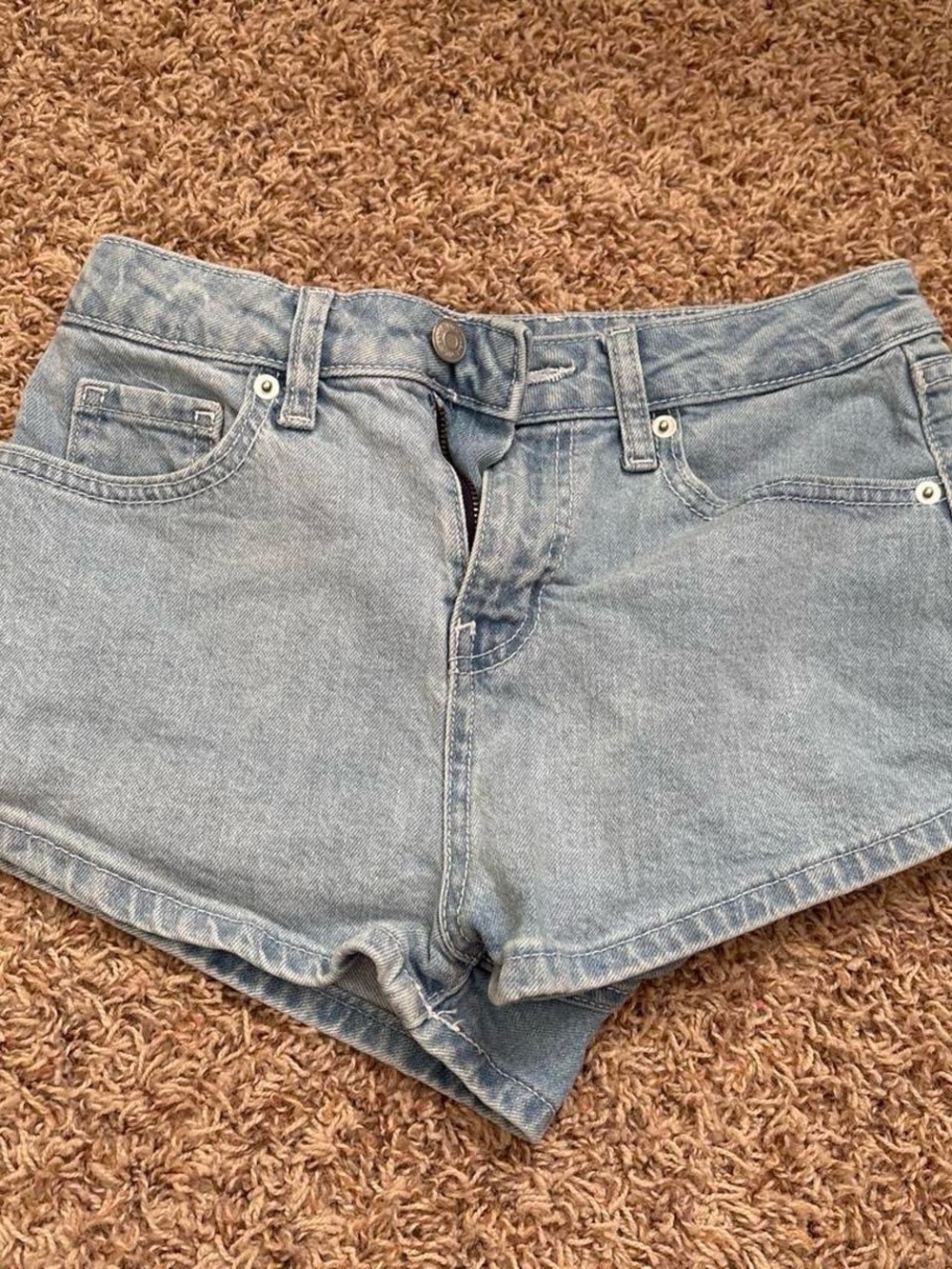 wild fable Light Blue Denim High-Rise Jean Shorts